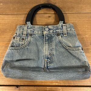 LEVI’S Hard Handle Hook & Loop Closure Real Denim Y2K Boho One of a Kind Artsy